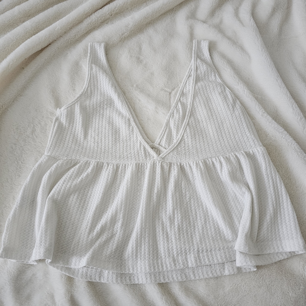 White crop Top